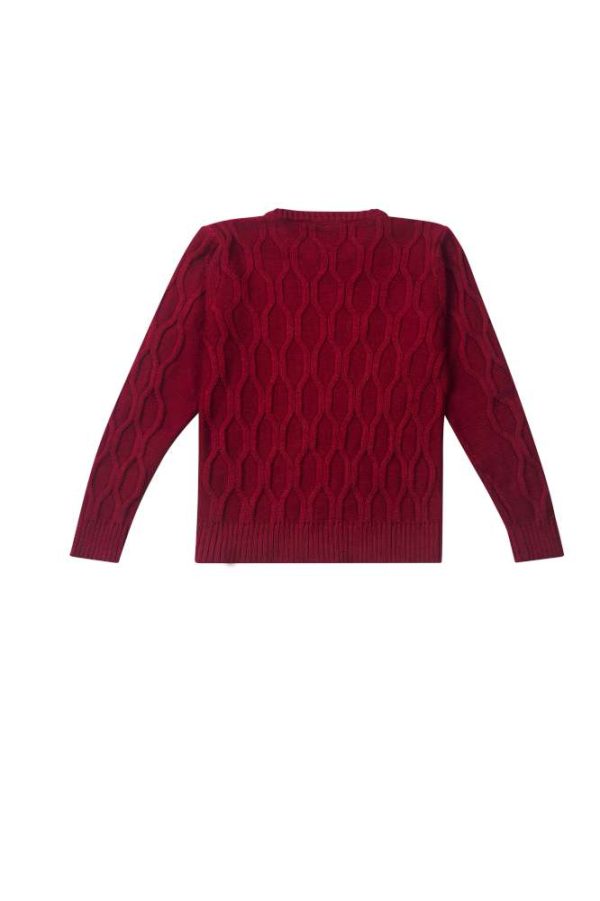 Round neck sweater for men