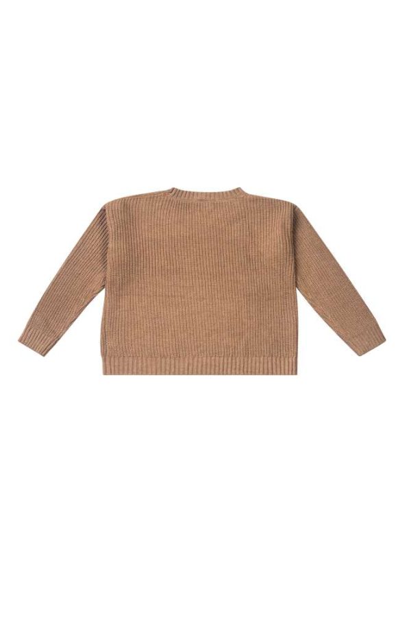 Oval neck sweater for women