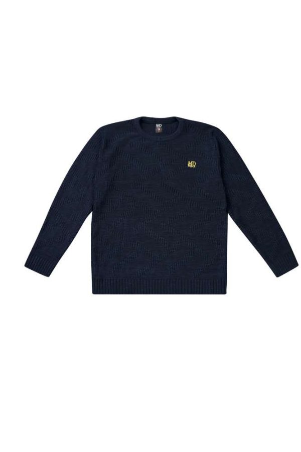 Round neck sweater for men